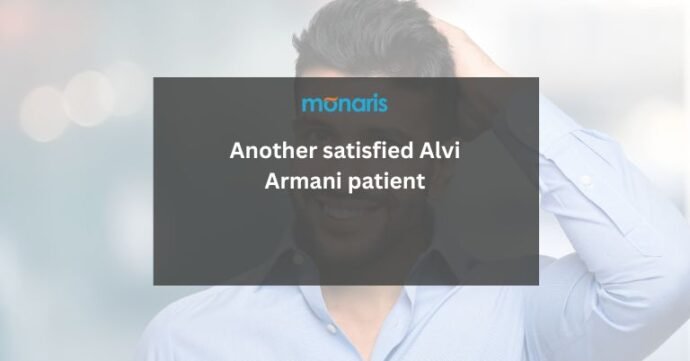 Another satisfied Alvi armani patient